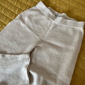 Madewell cream knit sweatpants